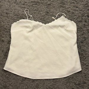JCrew Scalloped Edge Cami